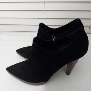 Miu Miu black Suede Booties